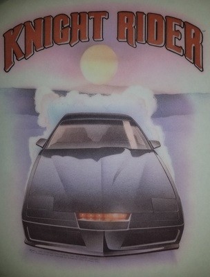 Sunset - Knight Rider Iron On Transfer