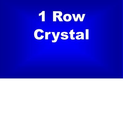 1 Row Crystal