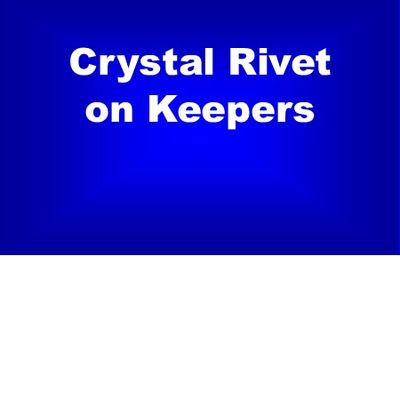 Crystal Rivets on Keepers