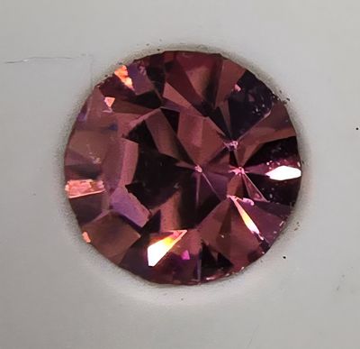 X-Deep U   * 1 Row (12mm PRECIOSA Glass Crystal)   * Easy On/Off Crystal Rivet Button Closure   * BLACK or BROWN Italian Leather Browband  * Rose Pink Crystals