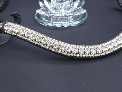 Clear Crystals PRECIOSA Easy On/Off Crystal Rivet  Browband