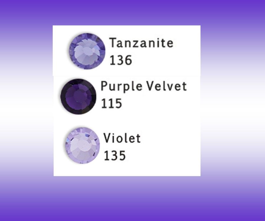 EctoExquisite CRYSTAL HALTER - Purple Velvet, Violet &amp; Tanzanite Crystal