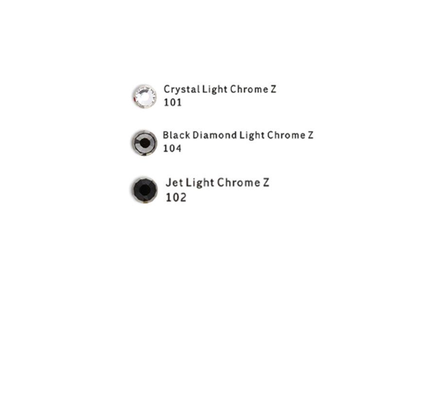 EctoExquisite CRYSTAL HALTER - Clear ChromeZ, Black Diam. ChromeZ, Jet ChromeZ Crystal