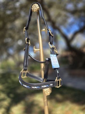 EctoExquisite HALTER - Red, White (Clear), Blue Crystal Mix EctoExquisite HALTER - Red, White (Clear), Blue Crystal Mix