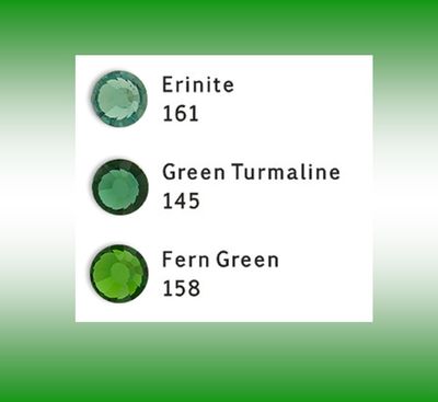EctoExquisite CRYSTAL HALTER -  Green Turmaline, Erinite, Fern Green Crystal Mix