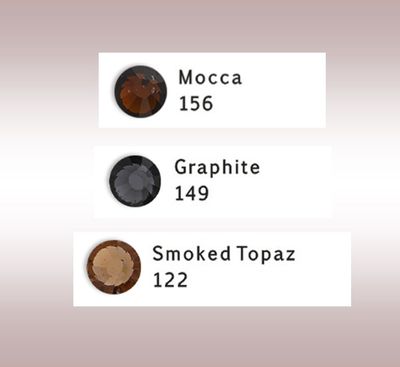 EctoExquisite HALTER - Mocca, Smoked Topaz & Graphite Crystal Mix EctoExquisite HALTER - Mocca, Smoked Topaz & Graphite Crystal Mix