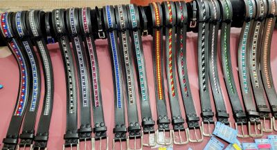 Belt - 3 Row  NO Snag Crystal Belt, Select Crystal Color, Custom Sizing