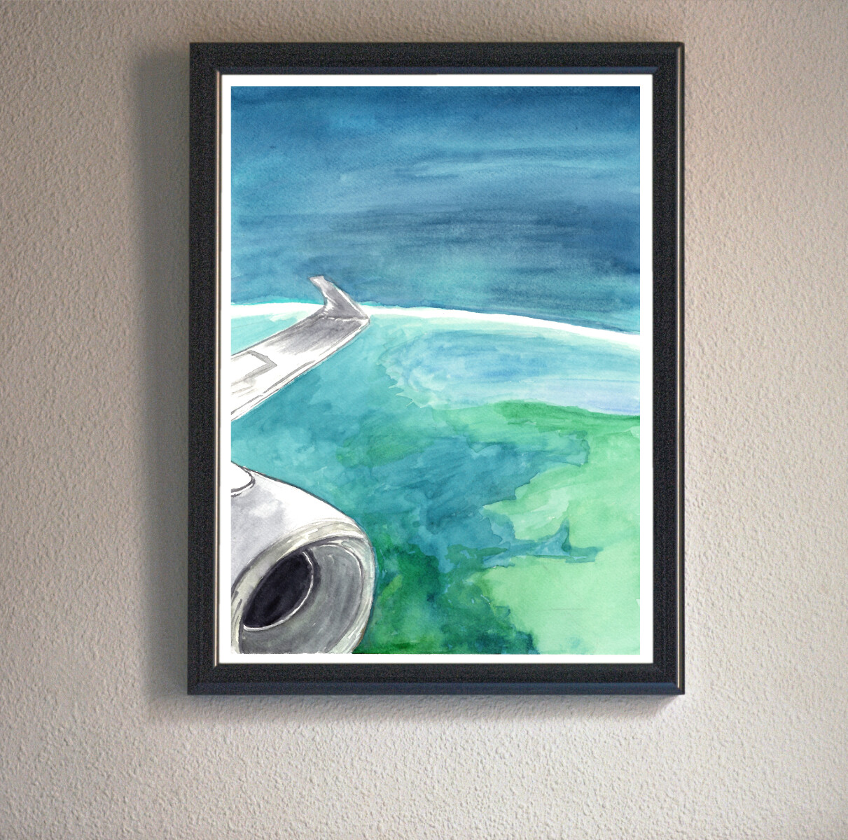 Travel Watercolor Art Print