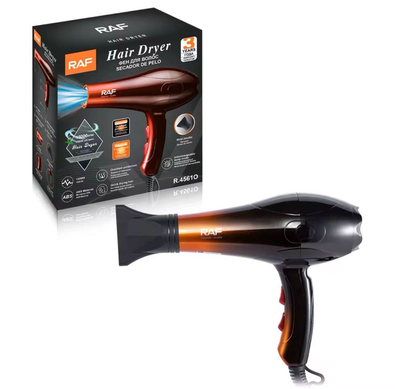 Haartrockner Hairstyling Gerät