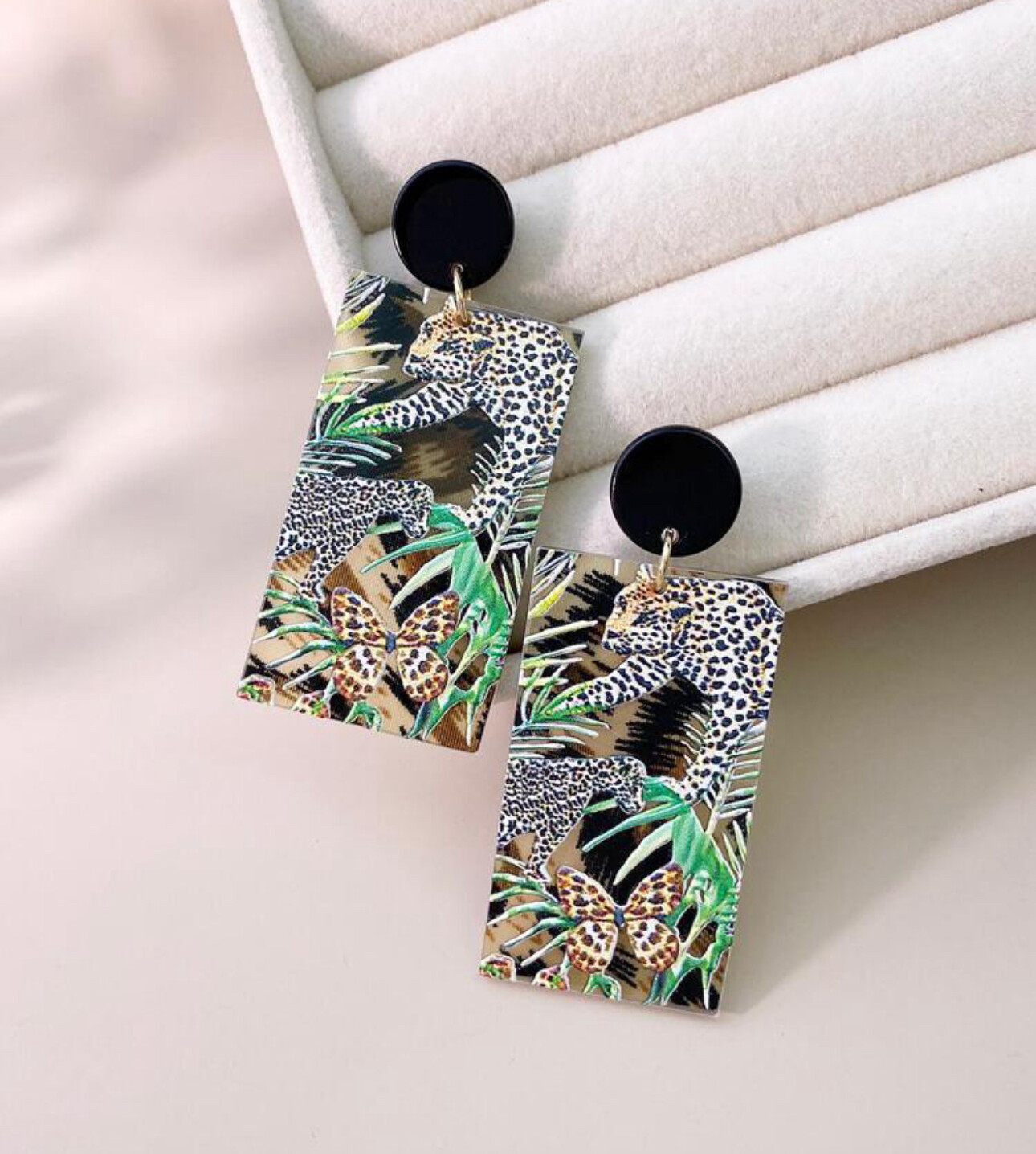 Leopard  earrings