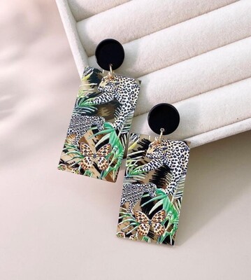 Leopard  earrings
