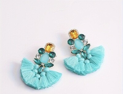 Turquoise Goddess Earrings
