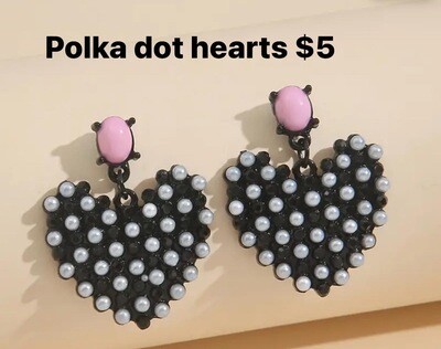 polka dot hearts