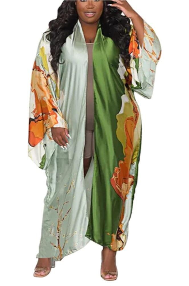 Green base Kimono