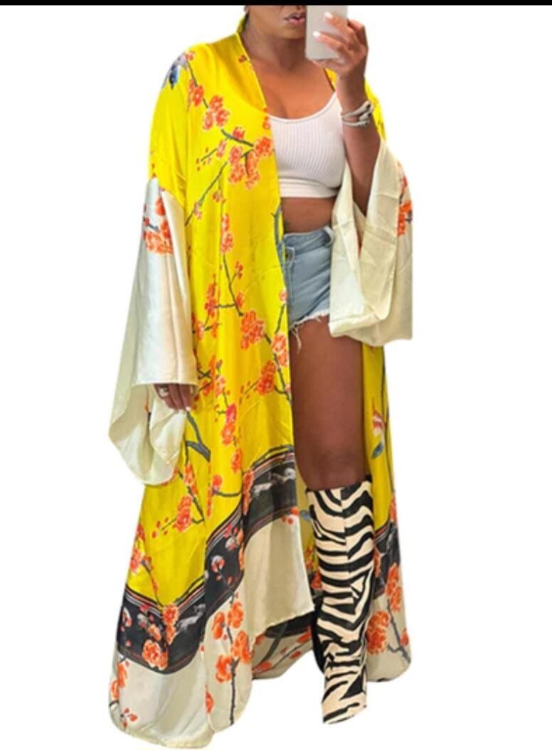 Yellow base Kimono