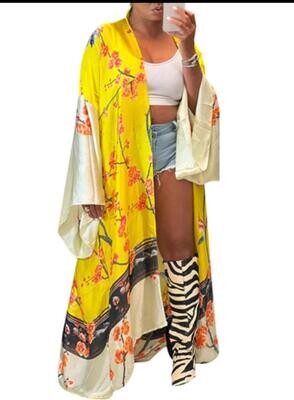 Yellow base Kimono