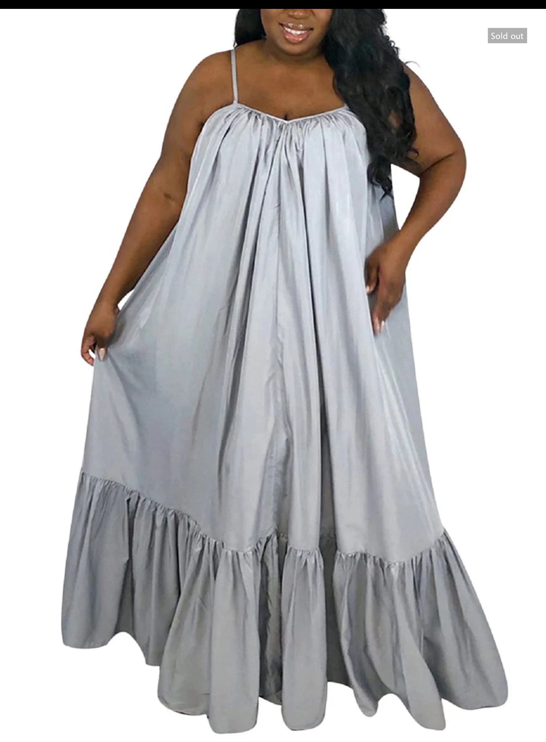 Grey Summer Swing Dress