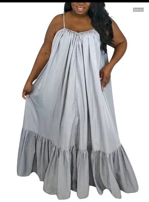 Grey Summer Swing Dress
