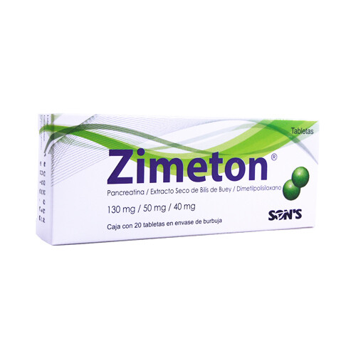 ZIMETON 130/50/40 MG 20 TAB