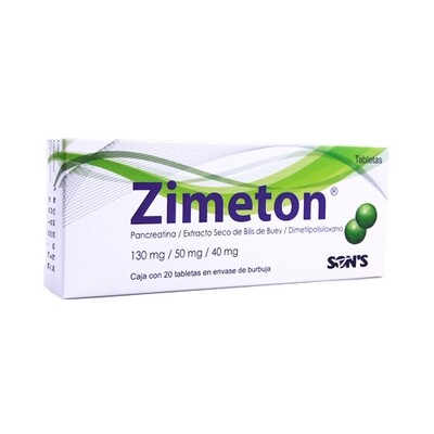 ZIMETON 130/50/40 MG 20 TAB