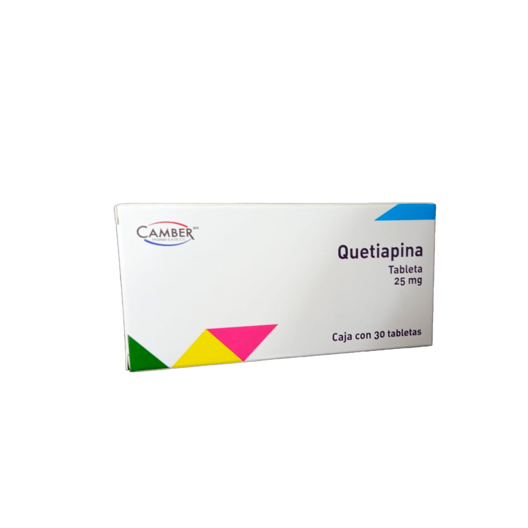 QUETIAPINA 25 MG 30 TAB CAMBER