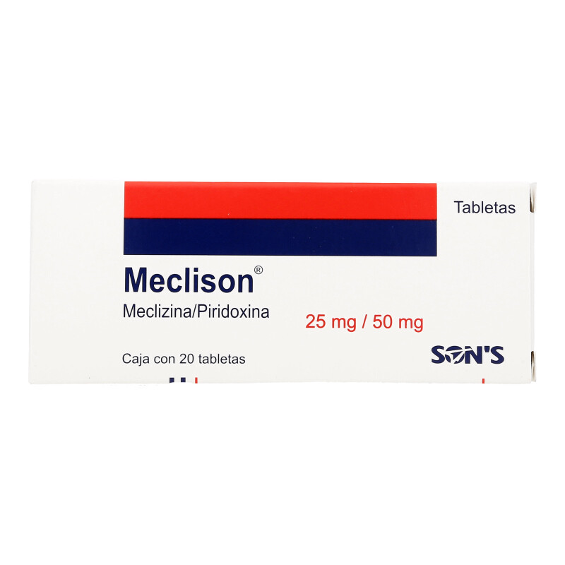 MECLISON 25/50 MG 20 TAB