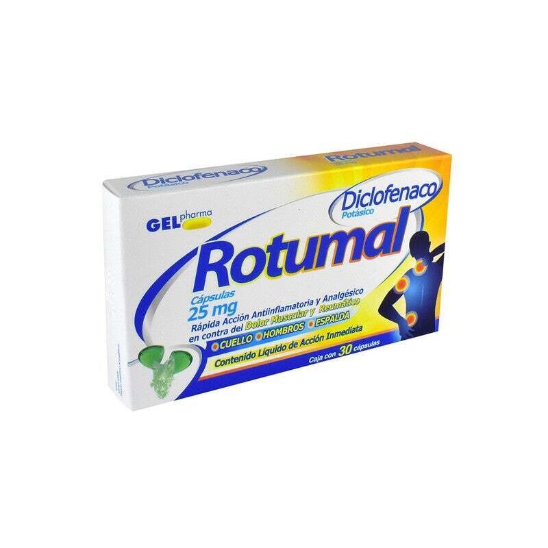 ROTUMAL 25 MG 30 CAP