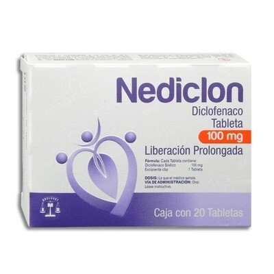 NEDICLON 100 MG 20 TAB