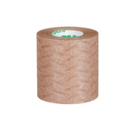 CINTA MICROPORE 2&quot; 5CMX9.1M PZA PIEL/CAFE 3M