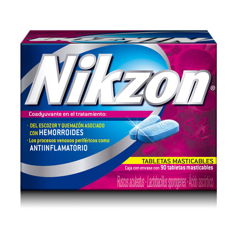NIKZON 40/20/8.3 MG 90 TAB MAST