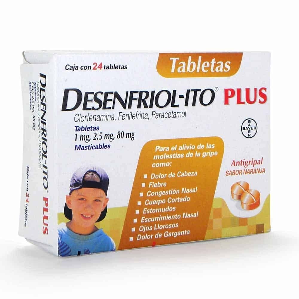 DESENFRIOL-ITO PLUS 1/2.5/80 MG 24 TAB