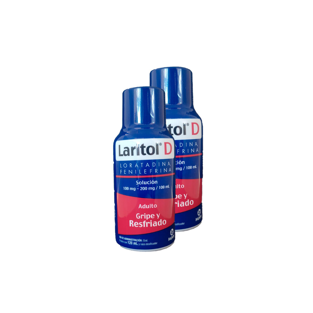 LARITOL D ADULTO SUSP 120 ML