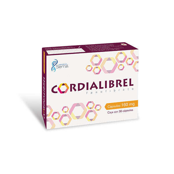 CORDIALIBREL 160 MG 30 CAP