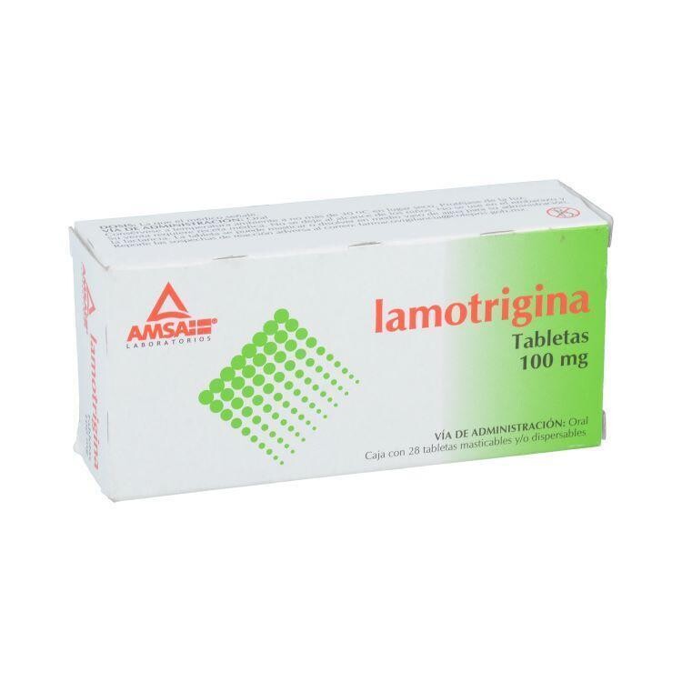 LAMOTRIGINA 100 MG 28 TAB MAST DISP AMSA