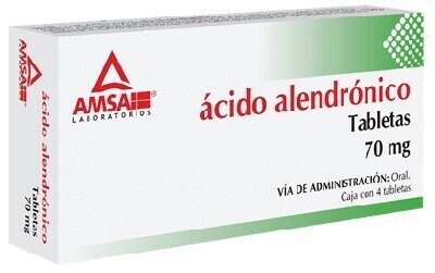 ÁCIDO ALENDRÓNICO 70 MG 4 TAB AMSA