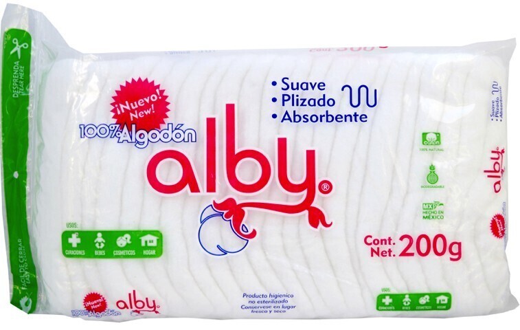 ALGODON PLISADO BOL 200 G ALBY