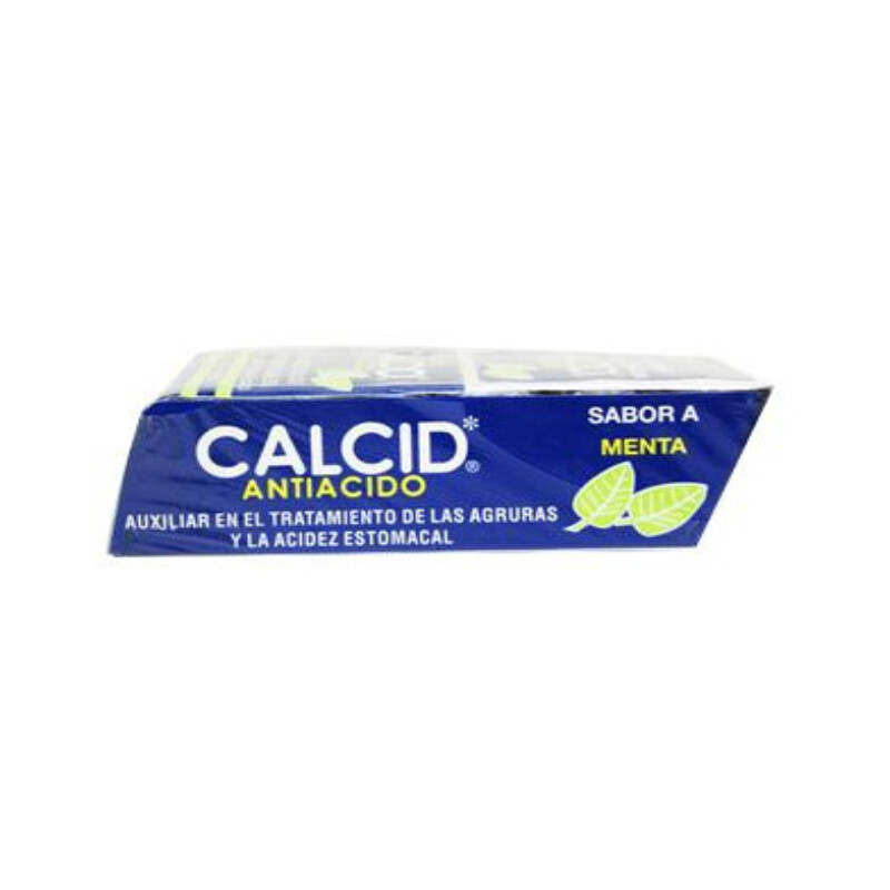 CALCID 12 ROLLOS 12 TAB MENTA