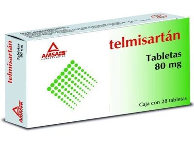 TELMISARTAN 80 MG 28 TAB AMSA