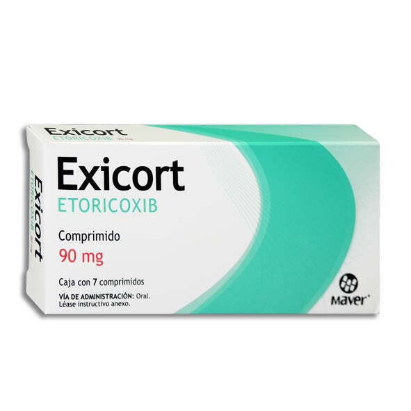 EXICORT 90 MG 7 COMPR