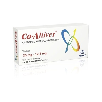 CO-ALTIVER 50/25 MG 15 TAB
