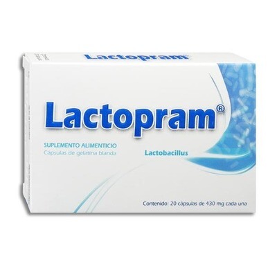 LACTOPRAM ADULTO 430 MG 20 CAP