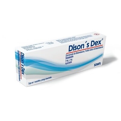 DISON&#39;S DEX 5/2 MG 1 ML AMP