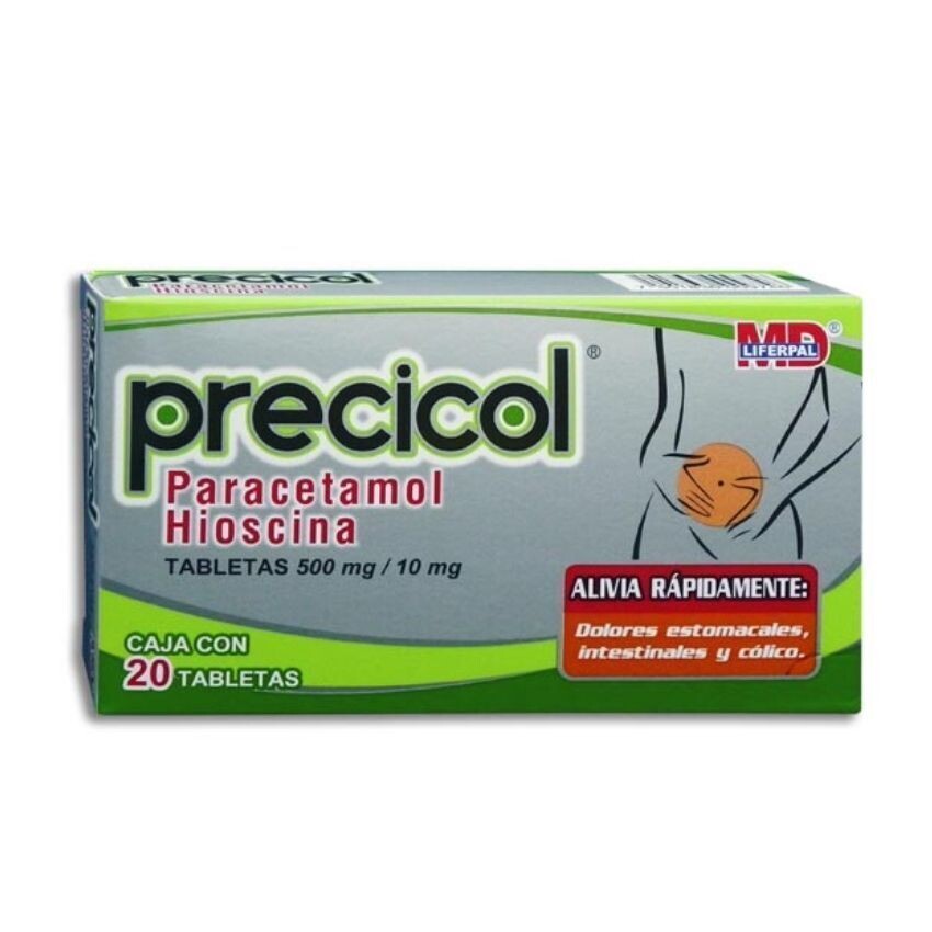 PRECICOL 500/10 MG 20 TAB