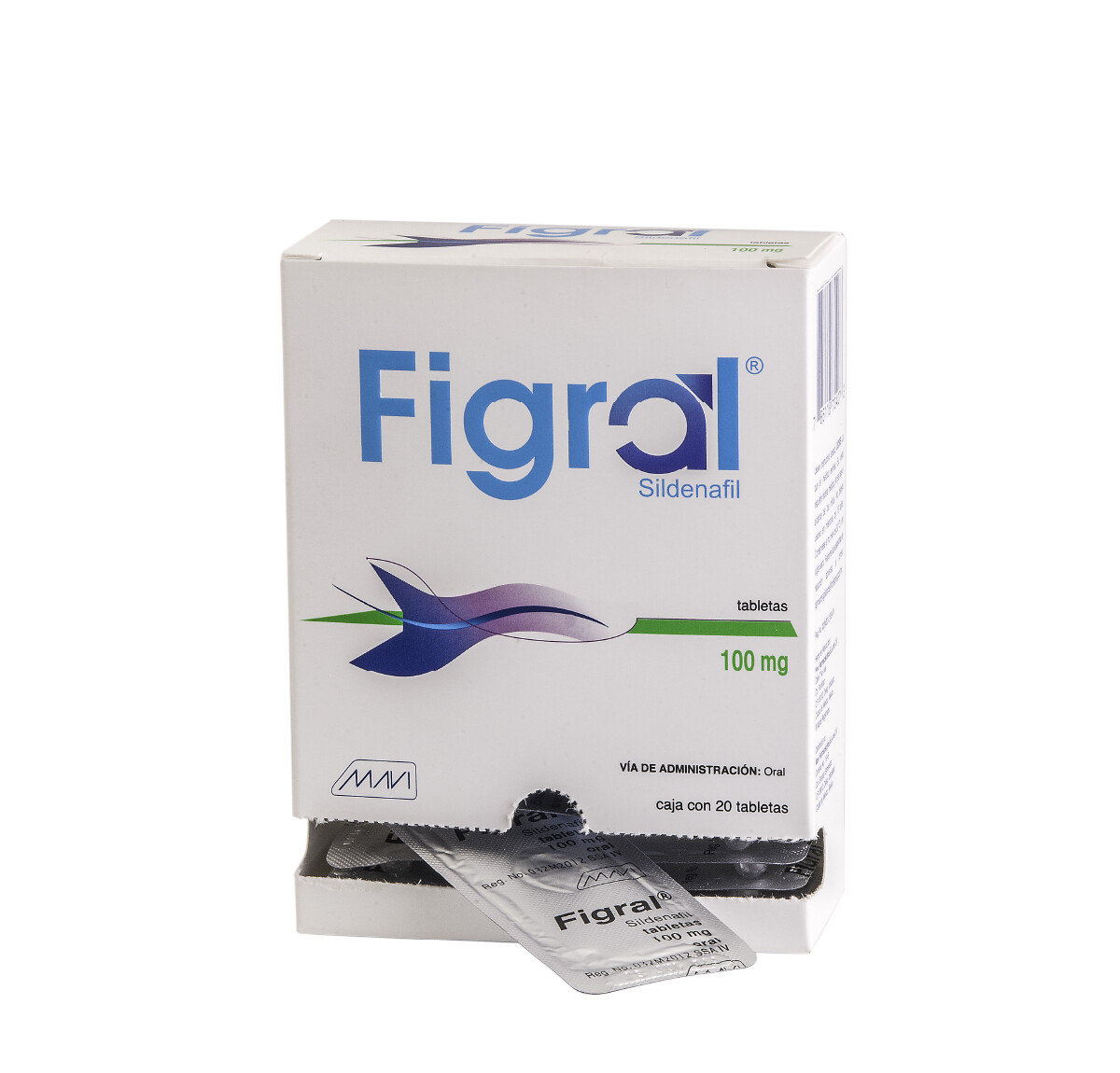 FIGRAL 100 MG 20 TAB DESPACHADOR