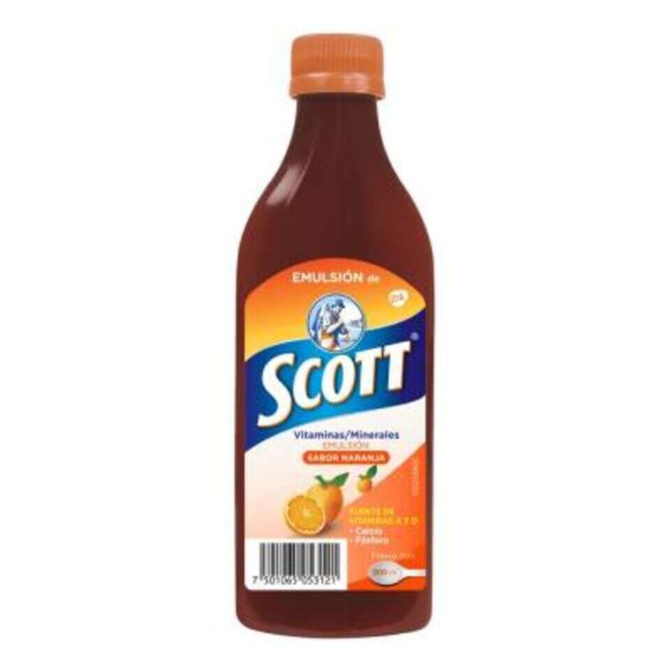 EMULSION SCOTT FCO 200 ML NARANJA