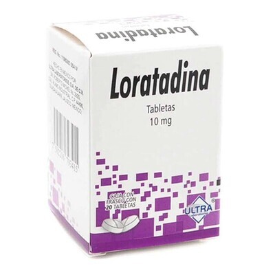 LORATADINA 10 MG 20 TAB ULTRA