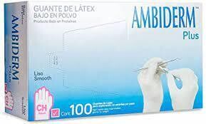 GUANTE CHICO NO ESTERIL 100 PZAS AMBIDERM