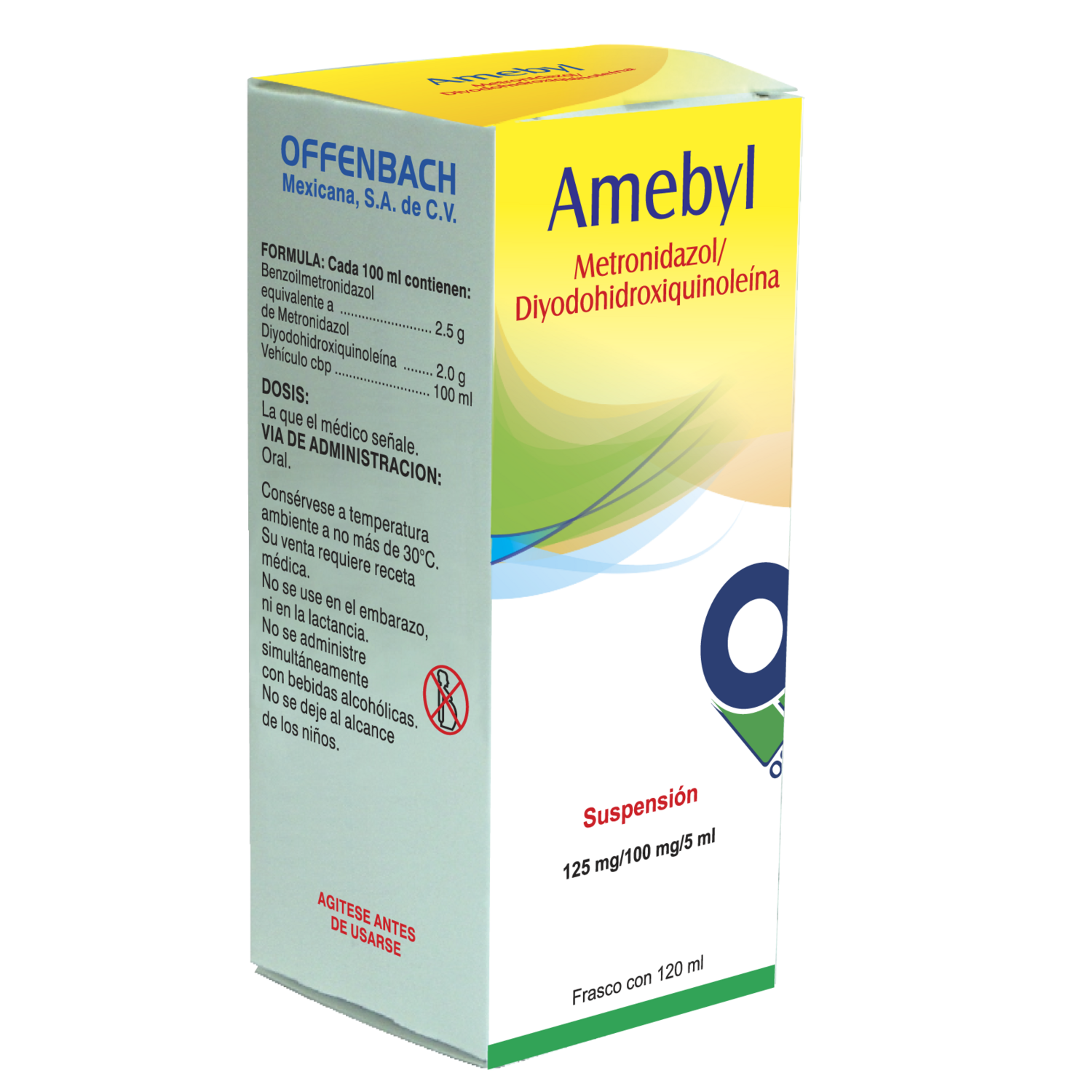 AMEBYL 125/100 MG/5 ML SUSP 120 ML