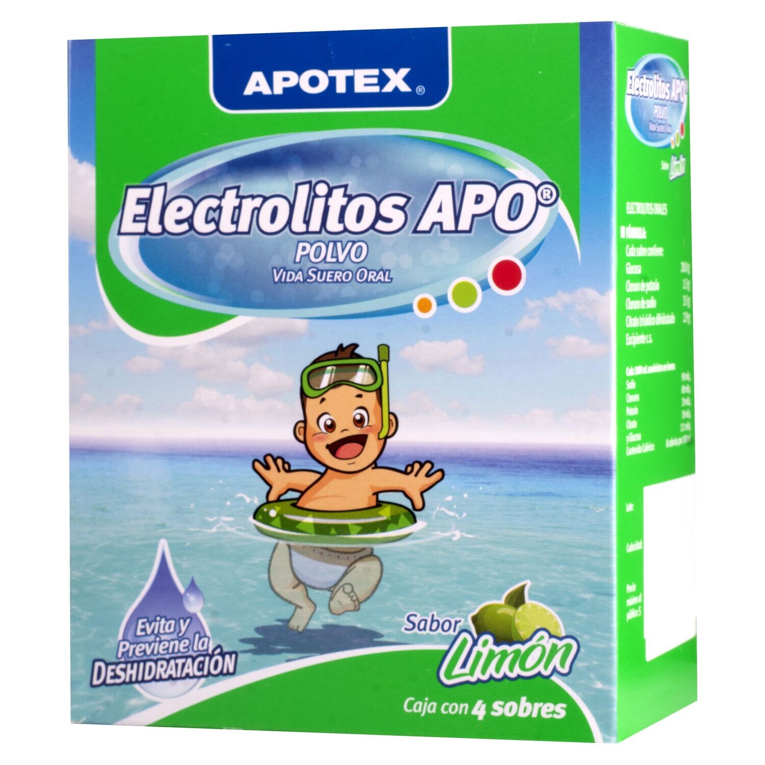 ELECTROLITOS APO LIMON 4 SOBRES