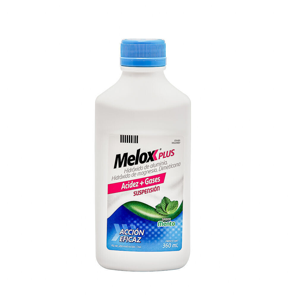 MELOX PLUS SUSP 360 ML MENTA